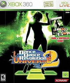 Dance Dance Revolution Universe 2 Game Dance Pad Xbox 360, 2007