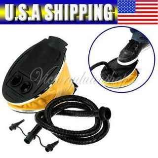   Inflator Pump Foot Pump Inflate Deflate for Air Beds Pool Boat Balls