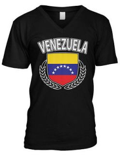 Venezuela Flag Crest Olive Wreath World Cup Soccer Olympics Mens V 