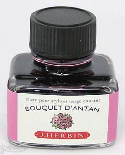 Herbin 30 ml Bottle Fountain Pen Ink, Bouquet dAntan