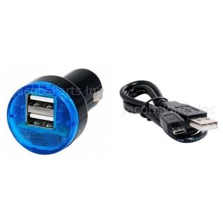 Micro Auto/Car Charger+USB Cable for Mobile Cell Phones /4 Player 