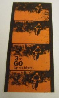 Rockford c. 1970s Dirt Bike Sales Brochure