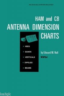 Ham Radio and CB Antenna Dimension Charts   CDROM