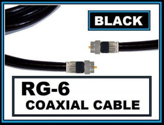   Coax/Coaxial Standard & HD Satellite/Cable TV Antenna 3Ghz Wire Cord