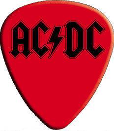 AC DC AC/DC Logo Guitar Pick Angus Young GP 0125