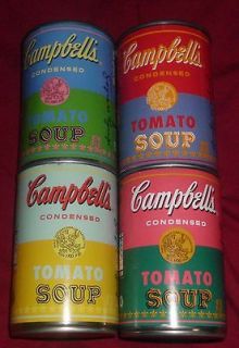 ANDY WARHOL LIMITED EDITION ART OF SOUP CAMPBELLS COMPLETE SOUP CAN 