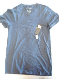 Mens Size Large Marc Anthony Short Sleeve Lightweight Dk Blue T shirt 
