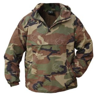   Camouflage Hooded Anorak All Sizes Field Jacket Smock Coat Army
