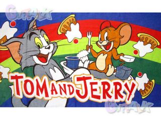 NEW TOM & JERRY Cartoon Bath Shower Cotton Towel #A
