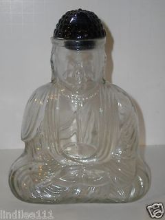   Figural LARGE Perfume Bottle w/ Amber Glass Stopper Signed RARE