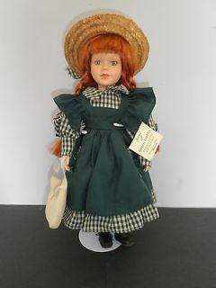 Vintage ANNE OF GREEN GABLES Treasury Edition Porcelain Doll with 