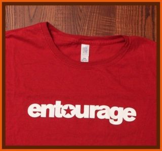 Entourage HBO American Comedy Drama Official TV Emblem 2XL Red T Shirt