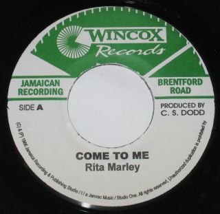 Rita Marley 7 45 HEAR SKA ROCKSTEADY Come To Me WINCOX Studio 1 Sub 