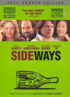Sideways DVD, 2005, Full Screen