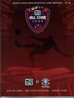 MLS All Star Program 2009 Vs Everton FC mint