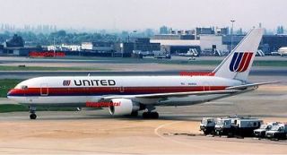 DRAGON WINGS UNITED AIRLINES Boeing B 767 1400 Diecast Civil Plane 