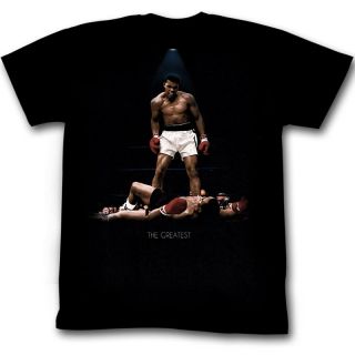 Muhammad Ali vs. Liston Poster KO Fight Licensed Tee Shirt Adult Sizes 