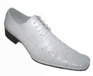 Alberto Fellini Harlem Mens Faux Leather Fashion Shoes White