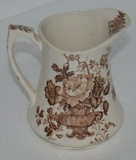 ALFRED MEAKIN CHARLOTTE PITCHER IN BROWN APPROX 6 HIGH GUC