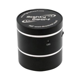 Black Mighty Dwarf 360 deg. 5 watt Portable Vibration Speaker 