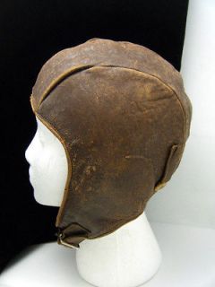 Vintage Eaglet Leather Flying Helmet WWII Very Good Condition