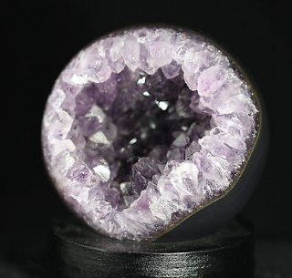 Amethyst Sphere Geode Crystal from Brazil 3in