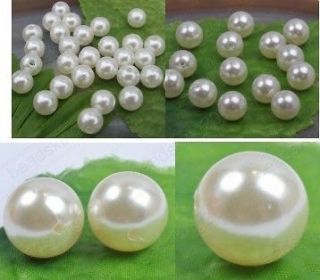 faux Imitation Pearl round beads (4MM 6MM 8MM 10MM 12MM 14MM 16MM 18MM 