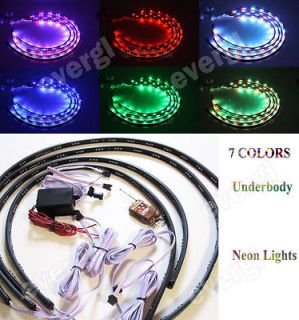 Newly listed 7 Color/15 Modes 2x48 & 2x36 Under Car LED Glow Underbody 