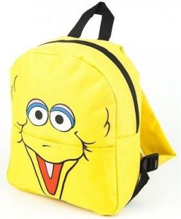 Sesame Street Big Bird Muppets Boys Girls Yellow Mini Backpack Bookbag 