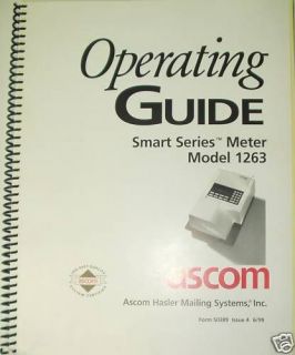 Ascom Operating Manual  Smart Series Meter Model 1263
