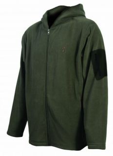 Browning Mens Hooded Fleece Jacket w/ Sleeve Pocket Mens BRI0028 