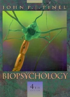 Biopsychology by John P. J. Pinel 1999, Hardcover