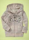   Arch Logo Zip Up Hoodie Sweatshirt Activewear Oatmeal Heather NEW 2