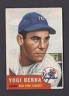 Yogi Berra New York Yankees 1953 Topps Card #104