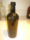 Antique 1800s Clay Liquor Bottle H W Schlichte German
