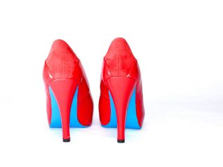 Red Purple Blue Sole Bottom Cover for ANY Heel in ANY Size Non Slip 