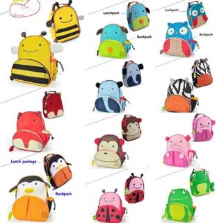 New Fashion Backpacks Animal Schoolbag/Lunc​h Box For Child Boy Girl 