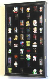 54 Shot Glass Shooter Display Case Wall Cabinet Holder