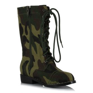  Army Ranger Military Combat Costume Boots Boys Girls Child size 2 3 4