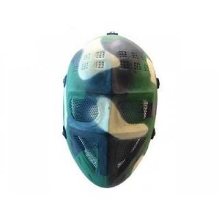 Army Of Two Camo Airsoft Mask Green Black White