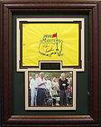Jack Nicklaus Arnold Palmer SIGNED 2010 Masters Honorary Starter Flag 