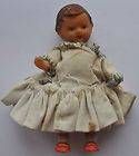   Germany Vintage Small Rubber ARI Doll Marked Neck Original Clothes