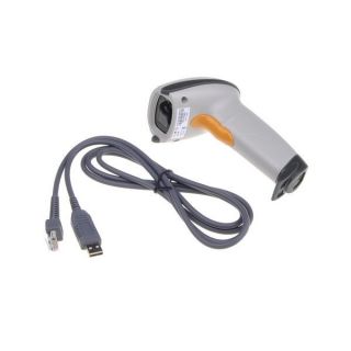   Hand held Laser USB Automatic Barcode Scanner Bar code Reader White