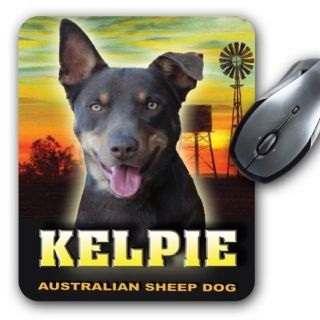 KELPIE AUSTRALIAN SHEEP DOG MOUSEPAD MOUSE MAT PAD