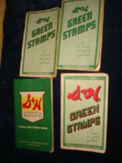 lot OF 5~1961 S&H Green Stamps Full Books Filled Sperry and Hutchinson 