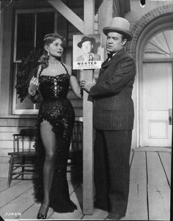Actor Bob Hope and Actress Rhonda Fleming in Alias Jesse James Press 