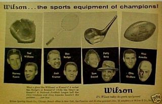 1955 Sam Snead~Patty Berg Wilson Golf Clubs Oddball Sports Equipment 