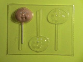 CABBAGE PATCH BABY FACE Chocolate Candy Soap Clay Mold