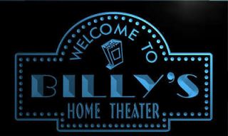 ph073 b Billys Home Theater Bar Beer Neon Light Sign