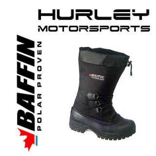 BAFFIN ARCTIC Mens Snowmobile Boot  Black  Size 7, 8, 9, 10, 11, 12 